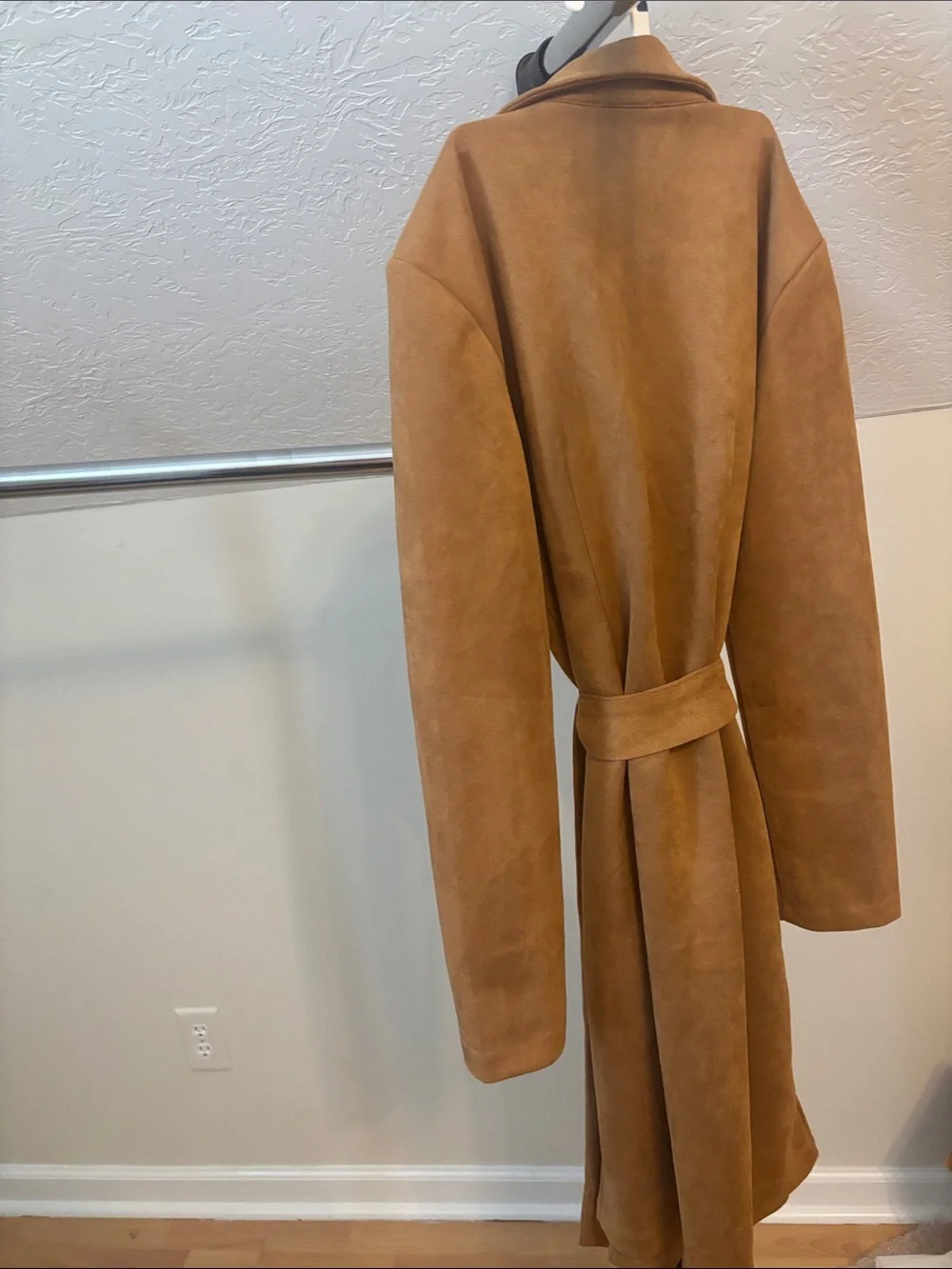 Tween faux suede coat NWOT